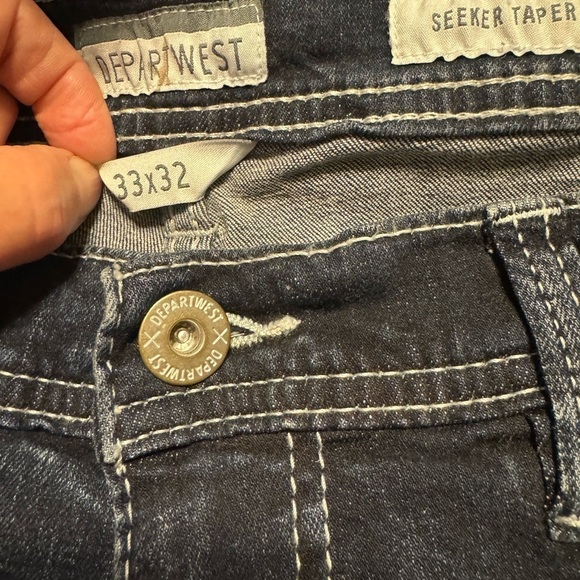 DepartWest Seeker Taper Stretch Jeans 33X32 - Picture 15 of 15